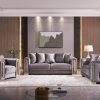 Harvey Living Room Sofa Collection: Grey/Beige