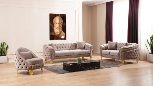 1744301337_c46ad53416c548b7420b Taupe Sofa Complete Set
