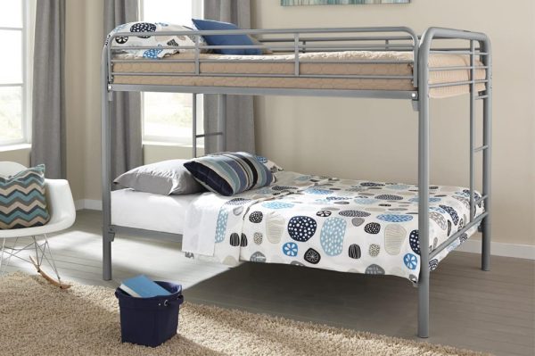 2810G_WEB T0182 Single over Single Bunkbed Grey