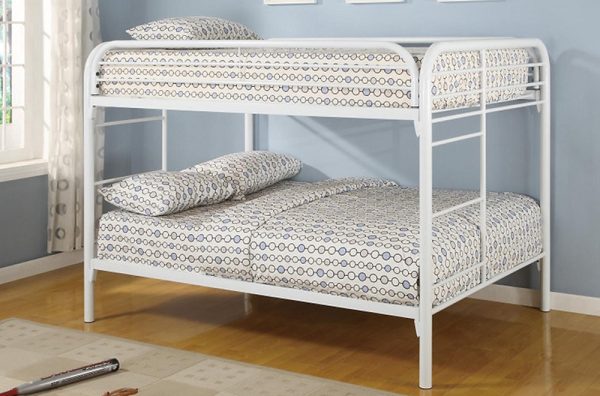 2830W_WEB T0382 54″/54″ Bunk Bed White