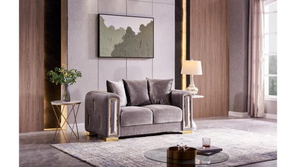 Harvet loveseat grey
