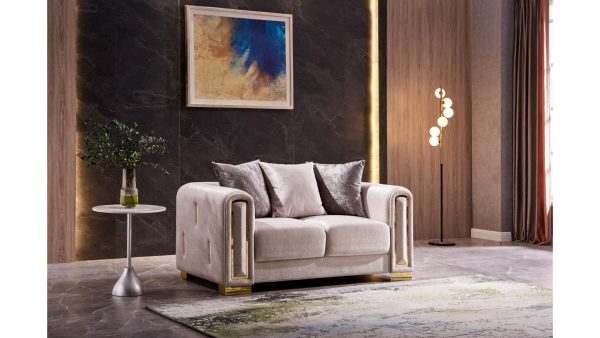 loveseat beige HArvey