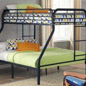 T2820B_WEB T0282 39″/54″ Bunk Bed Black