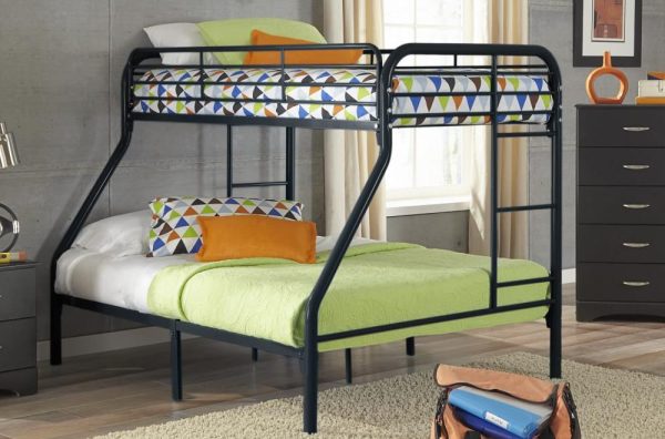 T0282 39″/54″ Bunk Bed Black