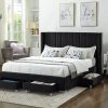 I2153 Storage Bed: Grey/Black/Creme
