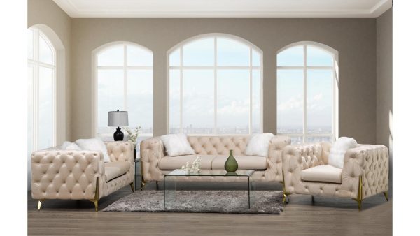 Julia Beige/Grey Sofa Collection