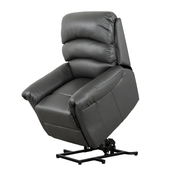 Fresno_LiftChair_Angle_Lift_White Summer Power Lift Recliner - PVC Charcoal