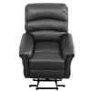 Fresno_LiftChair_Front_Lift_White Summer Power Lift Recliner - PVC Charcoal