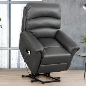 Summer Power Lift Recliner - PVC Charcoal