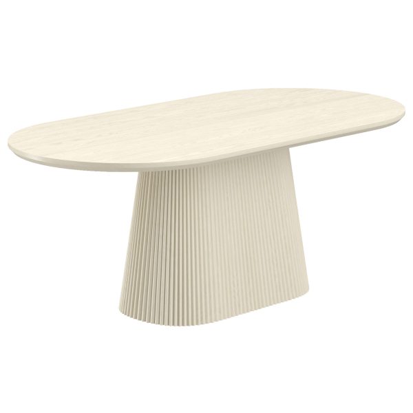 Rona 7 Piece Dining Set: Ivory/Black