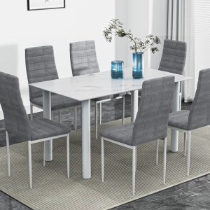 Lavender 7 Piece Dining Set