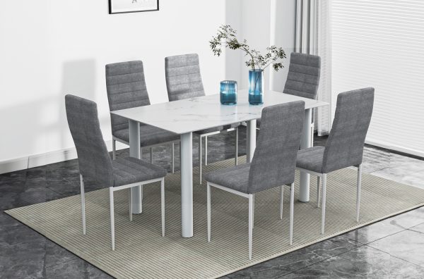 T3409_WEB (1) Lavender 7 Piece Dining Set