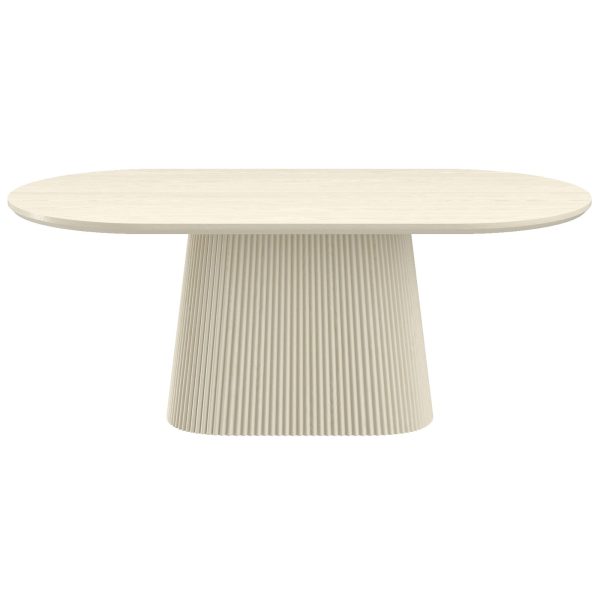 Rona 7 Piece Dining Set: Ivory/Black