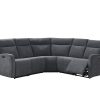 Steven Grey Fabric Power Recliner Sectional
