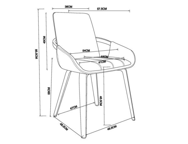 Rona 7 Piece Dining Set: Ivory/Black