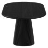 Rona 7 Piece Dining Set: Ivory/Black