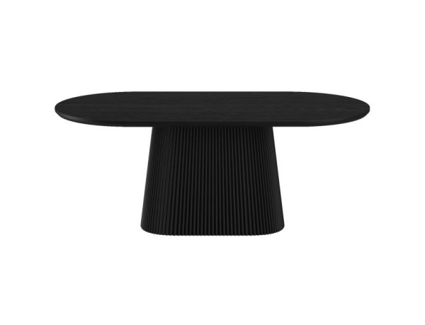 Rona 7 Piece Dining Set: Ivory/Black