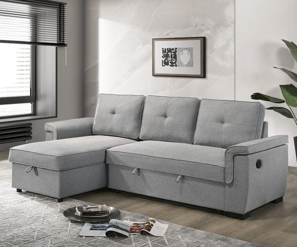 Polo Reversible Sleeper Sofa with Storage