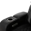 Suri Power Motion Sofa Collection: Black/Charcoal