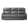 Gisele Power Motion Sofa- Charcoal/Taupe