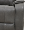 Gisele Power Motion Sofa- Charcoal/Taupe