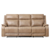 Gisele Power Motion Sofa- Charcoal/Taupe