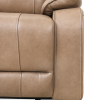 Gisele Power Motion Sofa- Charcoal/Taupe