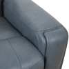Milano Power Motion Sofa: Blue/Cognac