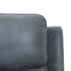 Milano Power Motion Sofa: Blue/Cognac